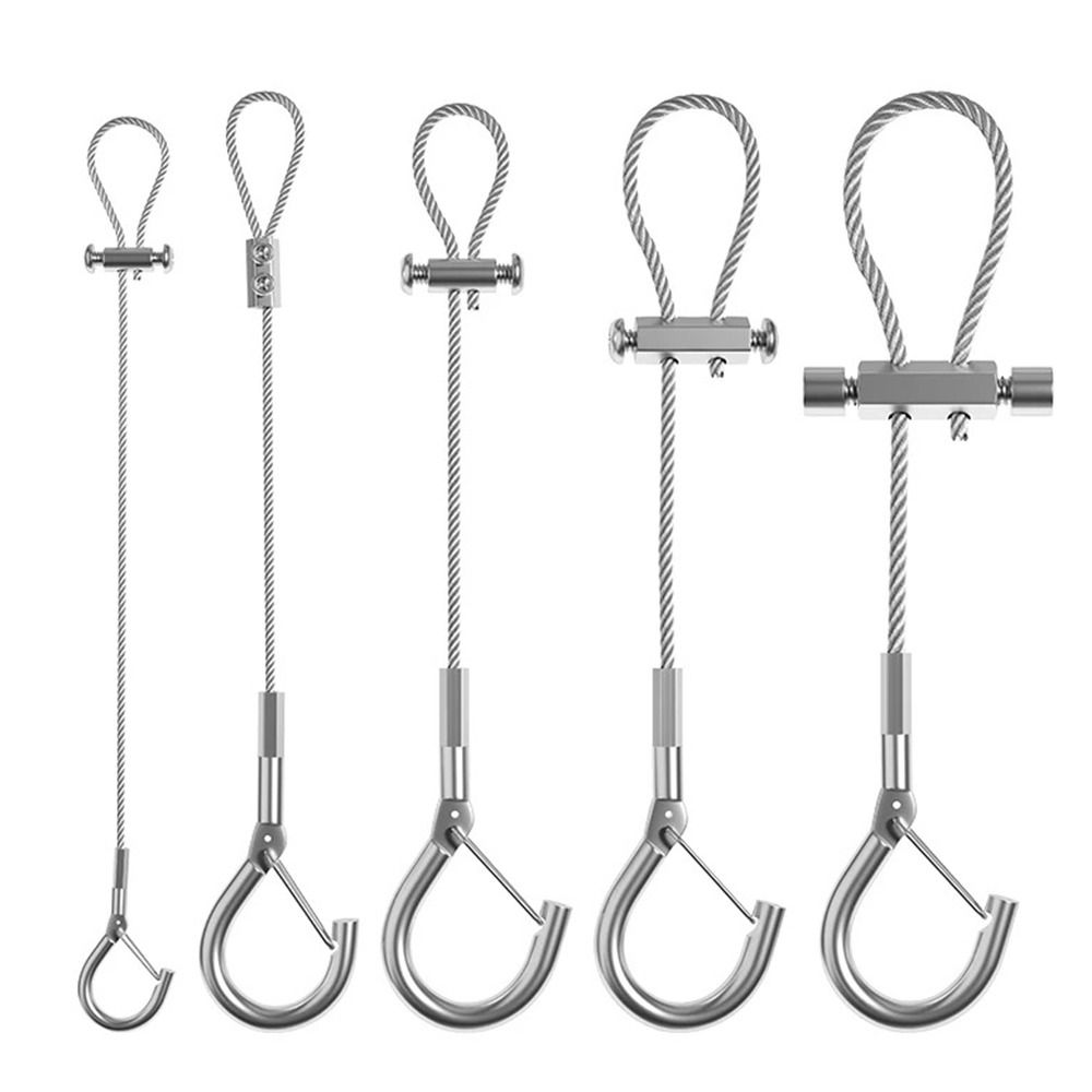 New Stainless Steel Wire Rope Adjustable With Locking Retractable Fastening Lighting Hanging Wire
