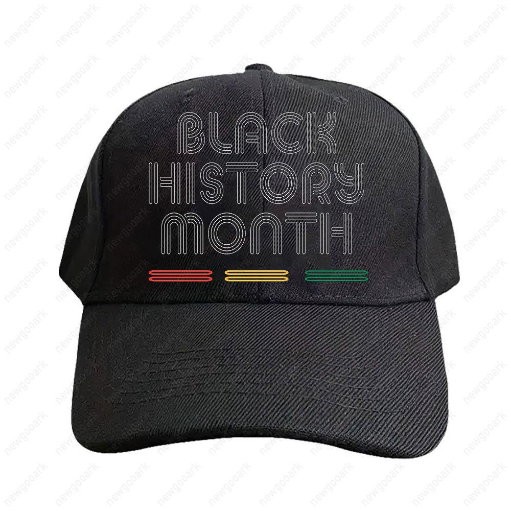 Black History Month BHM Day Cap Adult Graphic Baseball Cap Adjustable Streetwear Women Unisex Fashion Baseball Caps Peaked Hat