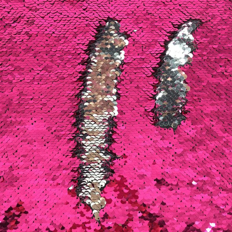 5mm Double-sided Flip-on Sequin Fabric for DIY Clothing, Bags ,background Wall Decoration of The Home