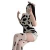 Cute qqny sexy playful uniform cute suit cow cosplay maid seduction three-point pure lust