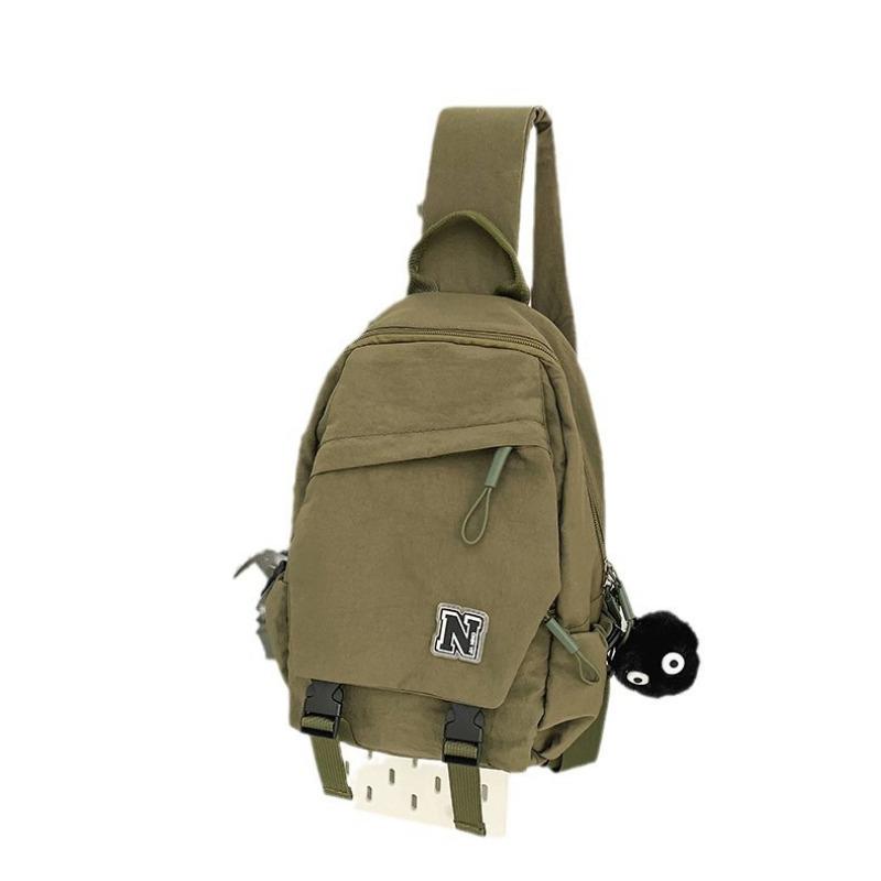 School bag fashionable and versatile new messenger bag lightweight and simple breast bag cycling shoulder sports satchel