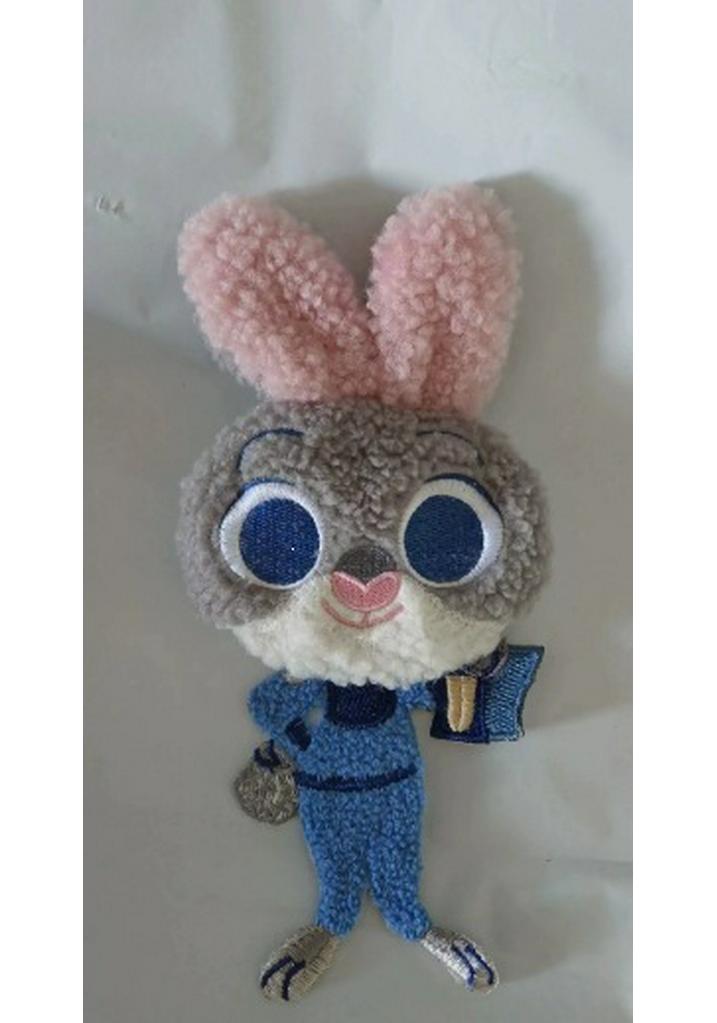 Winter Police Officer Rabbit Plush Lined Lolita Princess Dress for Girls 130cm