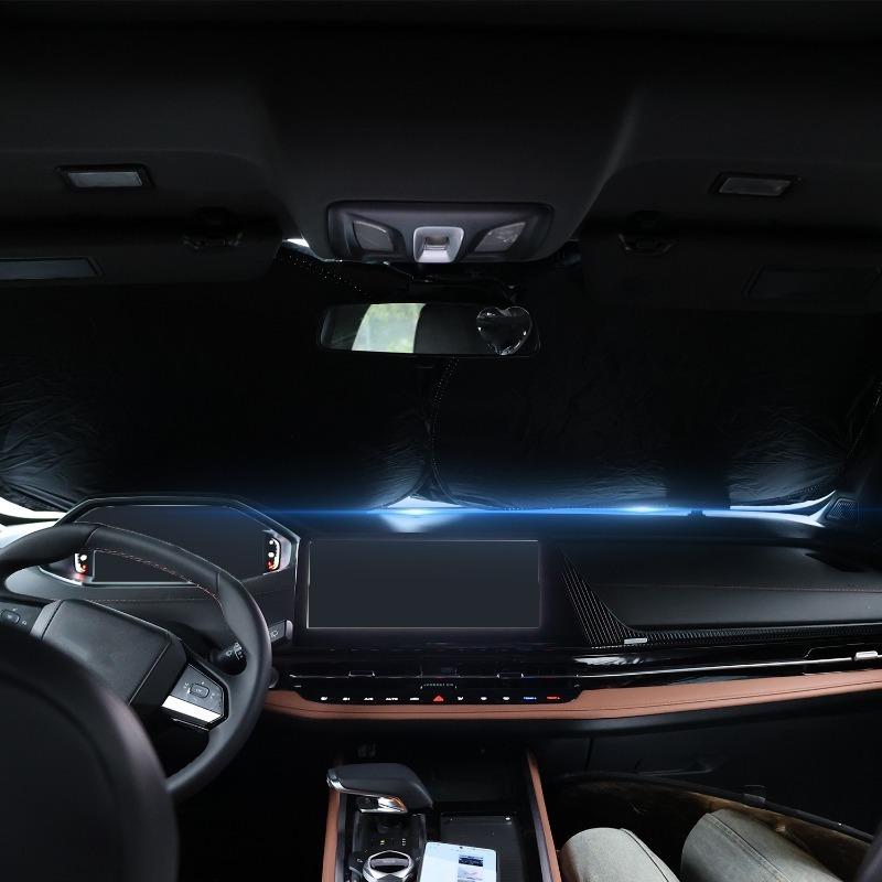 UV Protection Curtain Car Front Window Sun Shade Laser Layer Heat Shield Cooling Folding Windscreen Visor Styling Accessories