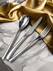 304 Stainless Steel Tableware French Knife, Fork and Spoon Set Hotel Western Food Thickened Steak Knife, Fork and Spoon