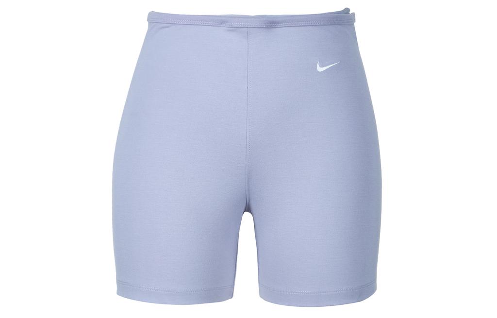 Nike Sports Shorts Women's Mist Gray Blue Moderate Tight Pants DV7929-519