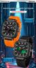 SANDA Men's Multifunctional Waterproof Stopwatch Countdown Watch