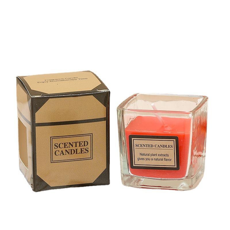 DIY Handmade Creative Glass Scented Candle Without Romantic Essential Oil Scented Candle Gift Box
