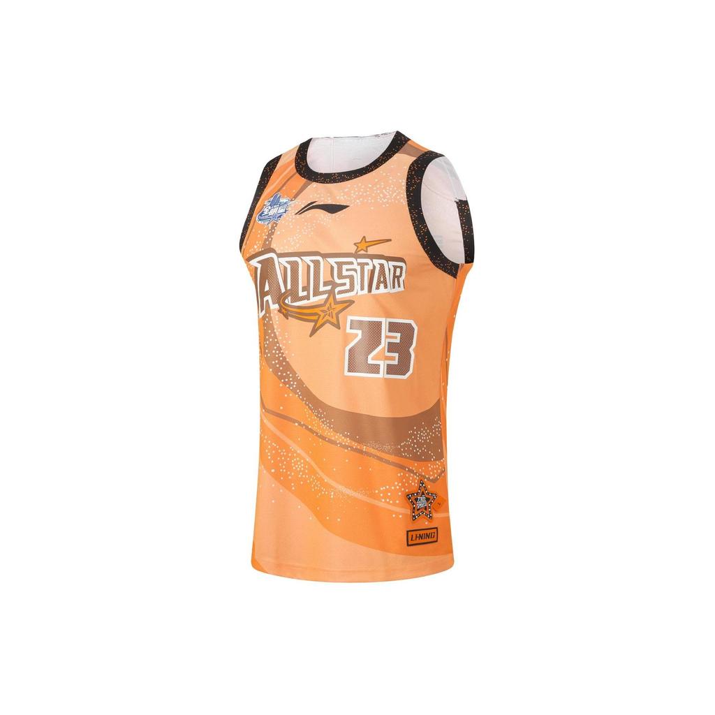 Li Ning CBA Collection Basketball Jersey Men's Sun Orange AAYU255-1