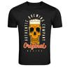 Authentic Brewing Company Skull Beer Graphic T-Shirt