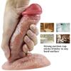 Flüssigkeit Silikon Sucker Simulation Penis Große Fleisch Stick Dildo Lebensechte Penis Weibliche Masturbation Gerät Erwachsene Sex Produkte