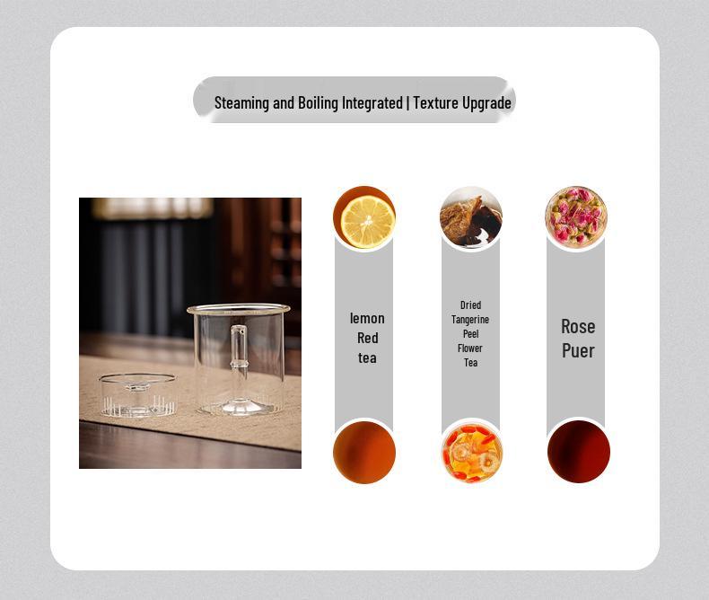 Ya Gong Electric Ceramic Tea Stove: Smart Timer Kettle for Boiling Water & Brewing Tea with Aluminum Alloy.
