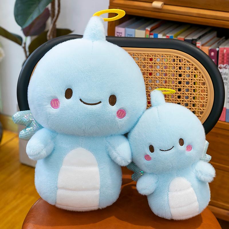 New Angel Dolphin Plush Toy Doll Cute Marine Animal Pillow Doll Children's Birthday Gift