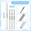 3D Nails Brushes for Acrylic Flower, Acrylic Nail Brush Set, Nail Lining Brush, Nails Salon Painting Brushes Pen Manicure Tools for Women with