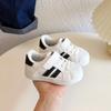 2025 toddler shoes boys and girls little white shoes baby shoes soft sole spring and autumn children's non-slip baby girl shoes