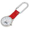 Fieldwork Analog Pocket Watch with Animal Yorkie Women's Carabiner, Design, Cat, Red, MKK2316-5