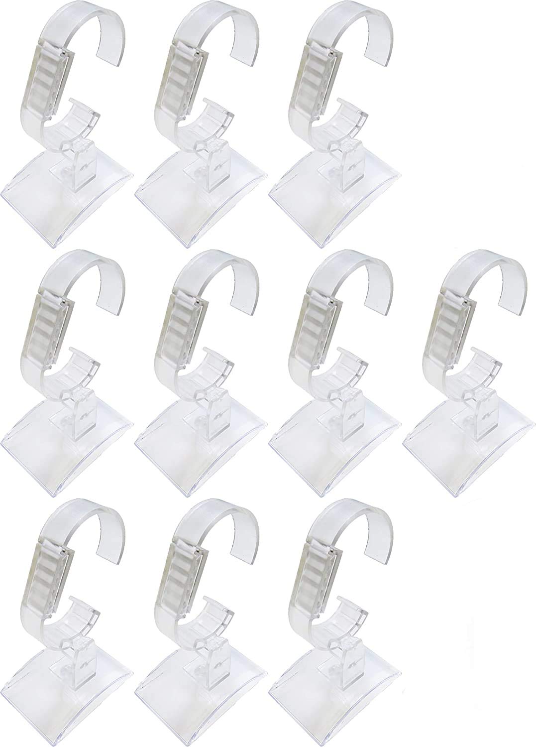 

Mind Watch Watch Display Stand, Stable Stand for Watches, Adjustable, Clear Transparent (Set of 10)
