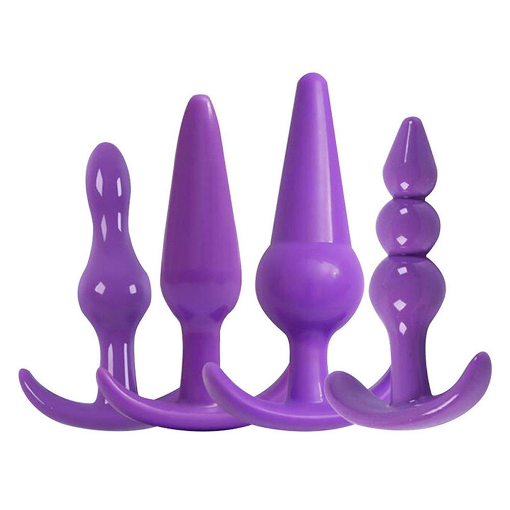Soft Anal Dildo Butt Plug Prostate Massager Adult Gay Phalluses Anal Plug Beads G-spot Erotic Sex Toys For Men Women