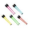 2 Pieces Gymnastics Stick Clubs Dance Exercise,for Children Adult,14.17" Length,Rubber Rhythmic Training Equipment Fitness Props
