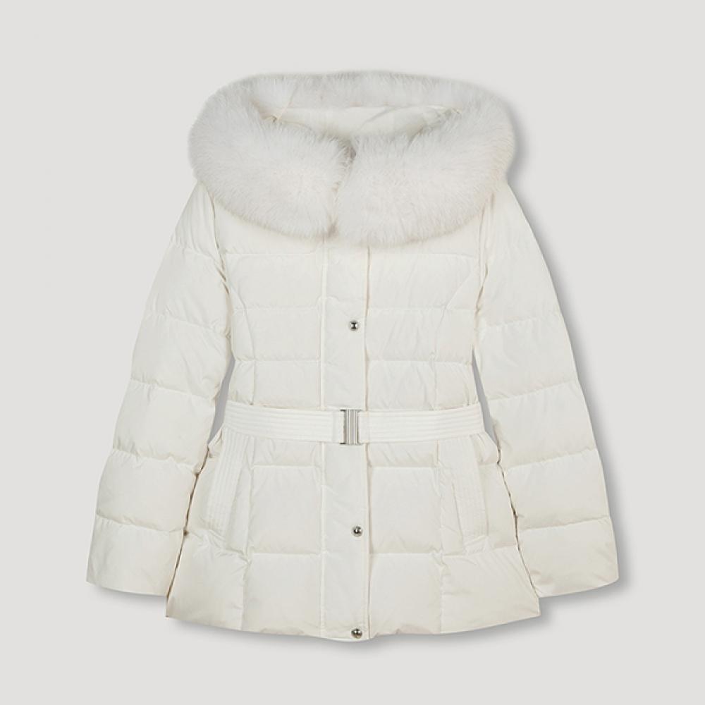 

[shs Miss] Hooded Duck Down Jumper Ssdjpn42020 Iv Ivory/55
