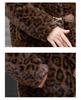 Women's Leopard Print Fur Collar Leather-Fur Jacket – Autumn/Winter Fashion Short Coat