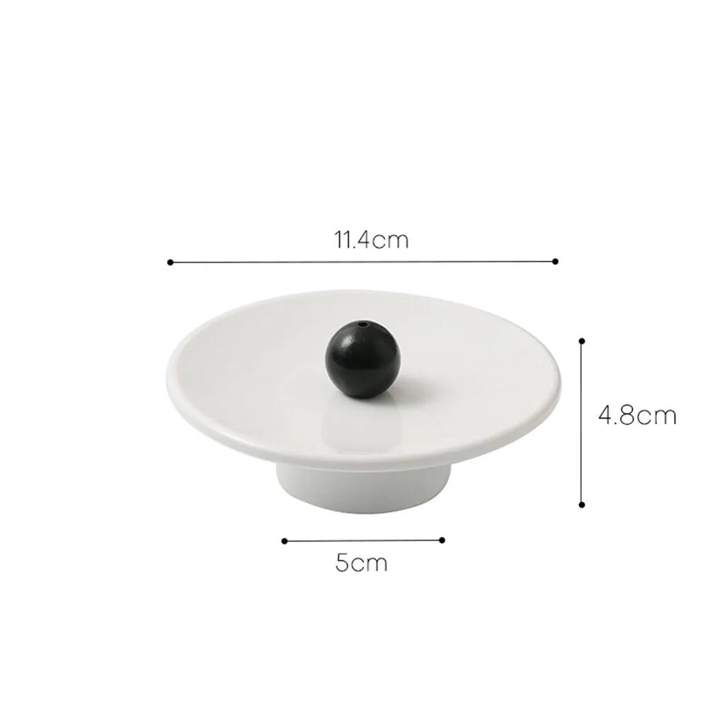 1PC Incense Burner Stick Holder Line Incense Plate Sandalwood Coil Base Temples Yoga Studios Home Decoration