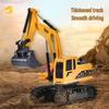 Wireless Remote-Control Alloy Excavator Toy - Six-Channel Model