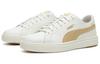 Puma Serve Pro Lite Comfortable Low Top Skateboard Shoes Unisex White Yellow 374902-32