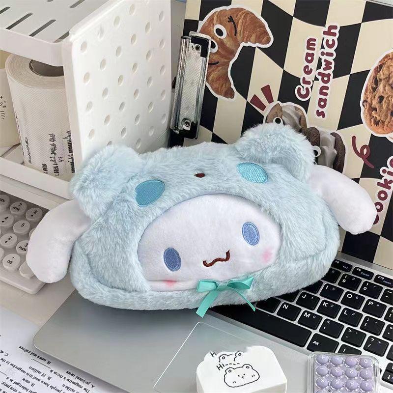 Sanrio Cinnamoroll & Kuromi Dog Pencil Case: Cute High-Value Student Stationery Bag