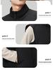 Men's High-Quality Double Zipper Outdoor Down Vest - Thickened Warm Sleeveless with Stand Collar.