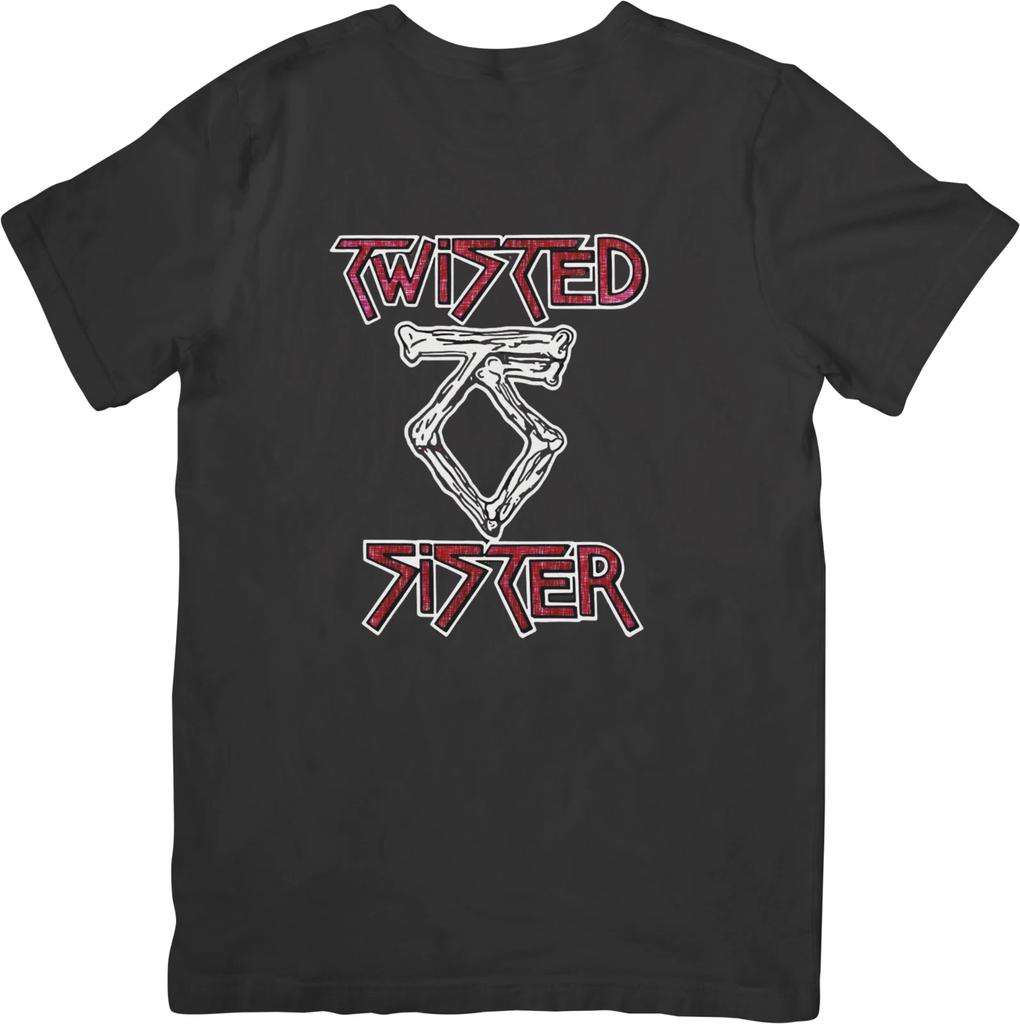 Twisted Sister Music Unisex Fit for Men & Women Quality Cotton T-Shirt Black