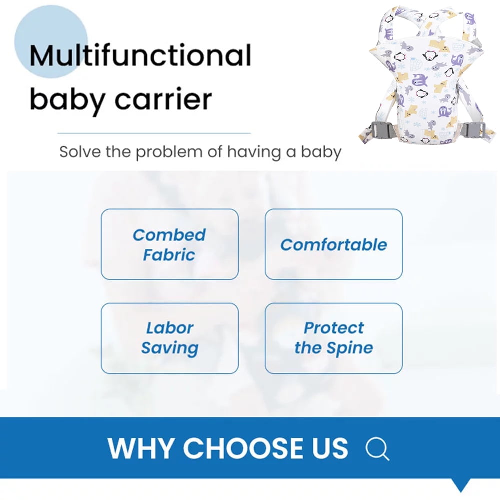 Baby Carrier Suitable for Newborns Up to 33 Pounds Penguin