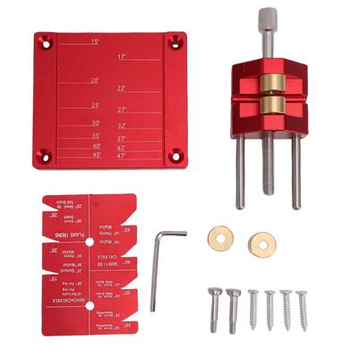 Chisel Sharpening Angle Setter Easy Honing Guide System Adjustable 5 32 To 3 Inch Woodworking Tools Red