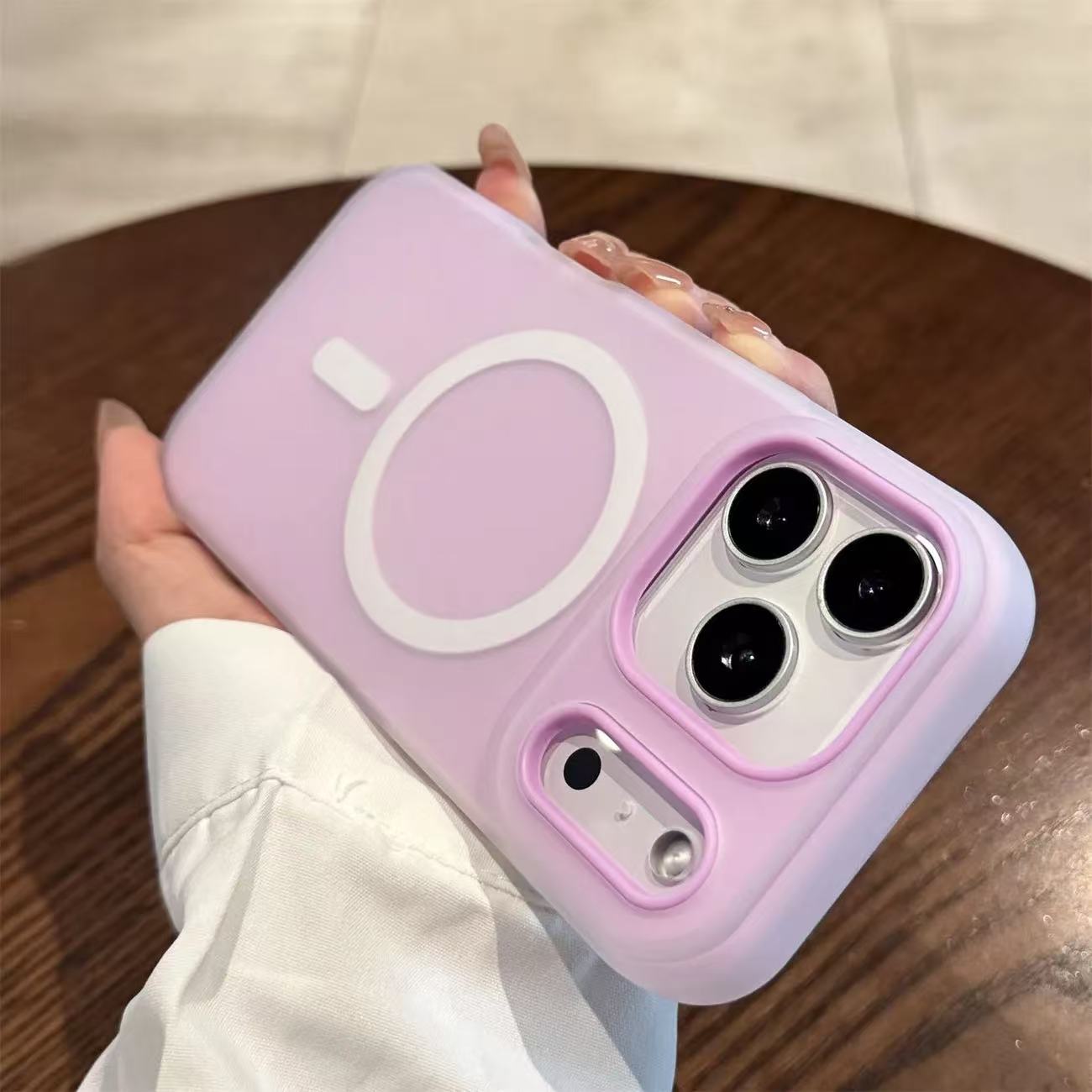 

Luxury Candy Color 2 IN1 magnetic Case for For Iphone 17 Pro Air 17 Pro Max For Magsafe Wireless Charge Clear Matte shockproof Cover For iphone 17 Air
