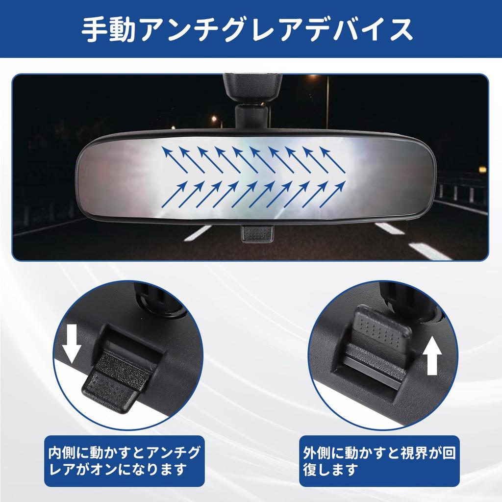 VLOOKEE Rearview Mirror Designed Specifically for Toyota Genuine Compatible Rearview Mirror for Toyota and Aftermarket Part 7225, Vehicles, Noah,