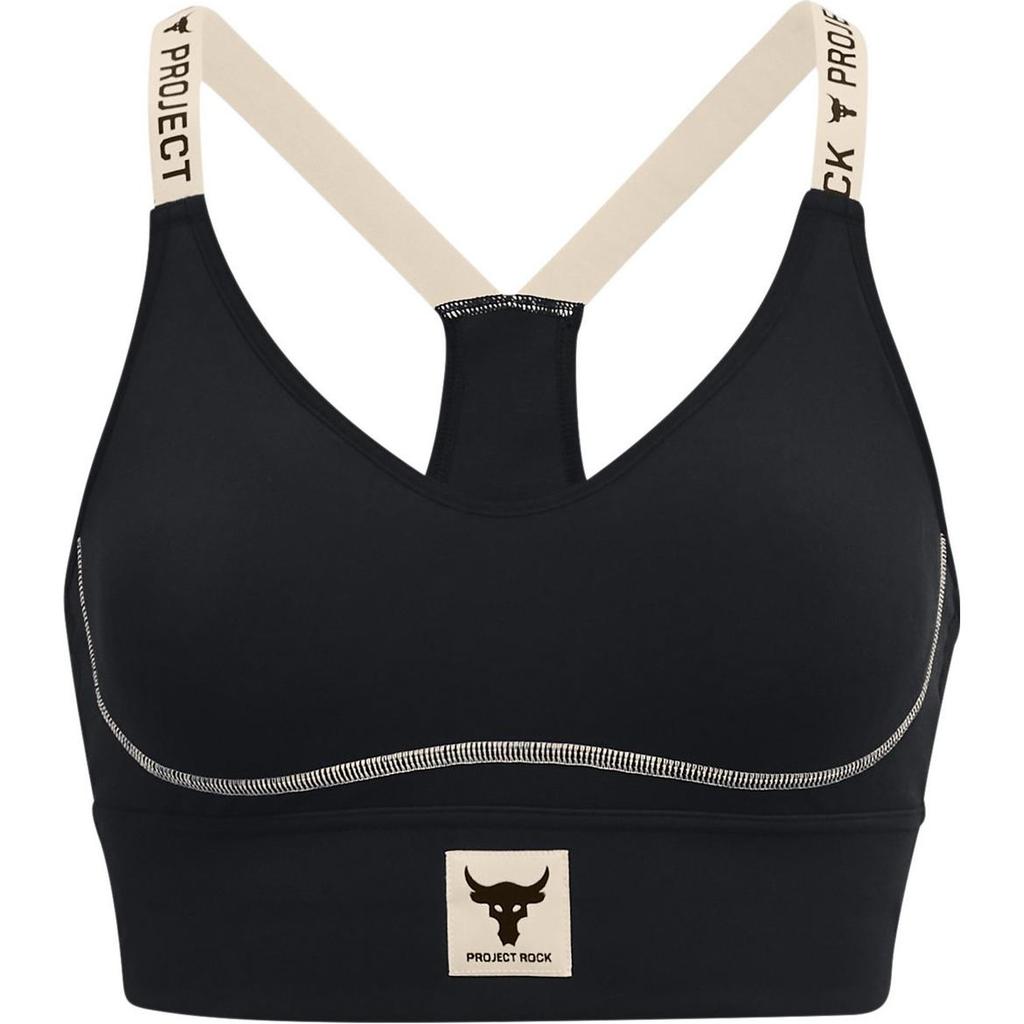 Under Armour Logo Print Sports Bra Women Underwear Black 1373590-001