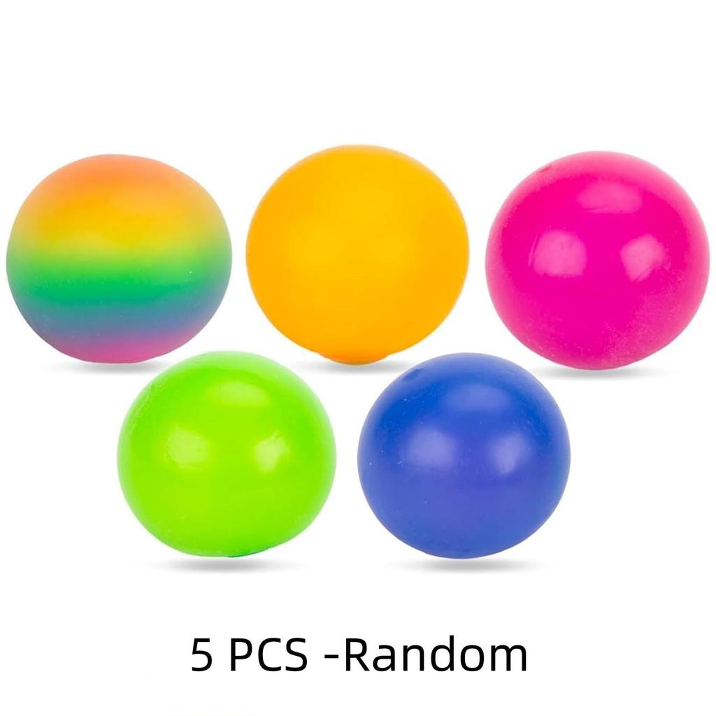 Bolas Anti-Stress de Crescimento Lento Brinquedo Squishy para Crianças Adultos Brinquedo Fidget Sensorial Elástico para Alívio da Ansiedade e do Estresse Brinquedo Fidget Macio para Apertar