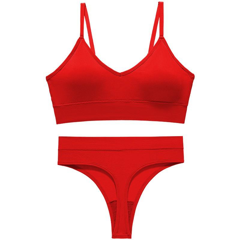 Adjustable Shapewear Set: High Elastic Breathable Camisole, Beautiful Back Vest, Thong, Underwire-Free, Anti-Sagging Bra.