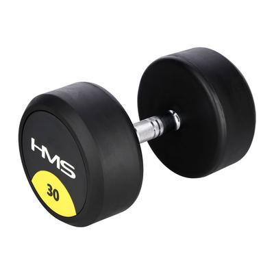 Rubber-coated Dumbbell 30kg HG PRO HMS