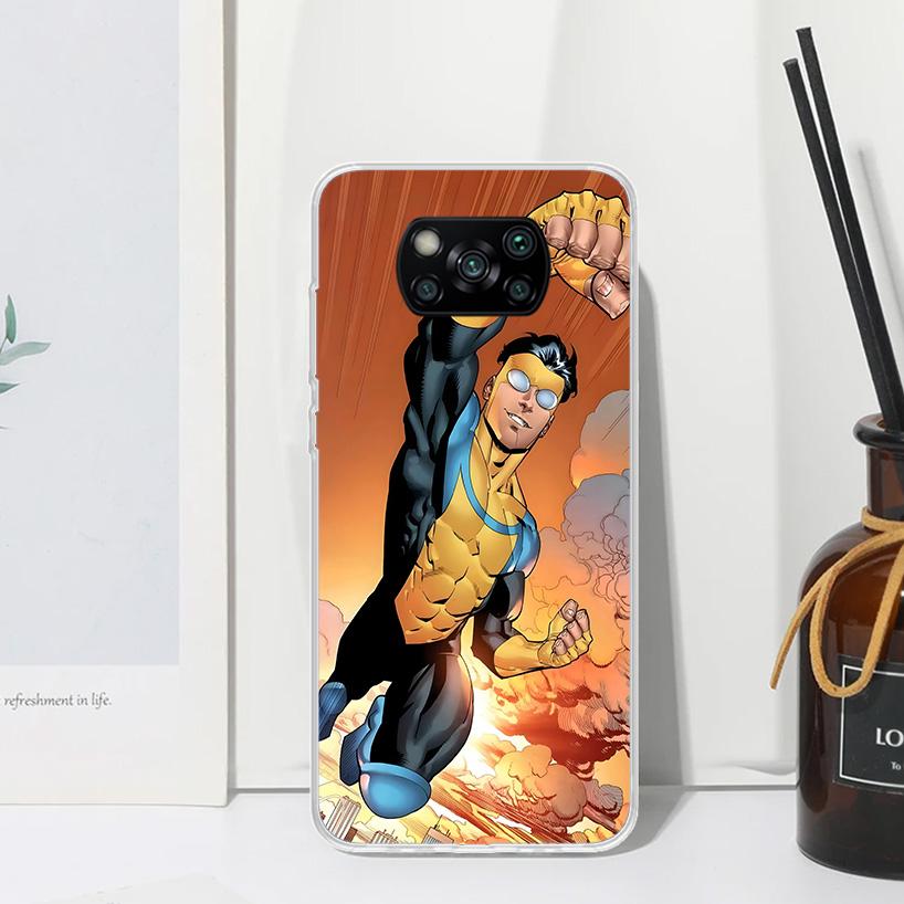 Cool I-Invincible Phone Case For Xiaomi Poco X7 X6 X5 M7 M8 Pro F7 Ultra Redmi 15C 15 13C 13 12C 12 10 10C 10A Art Fundas Poco X