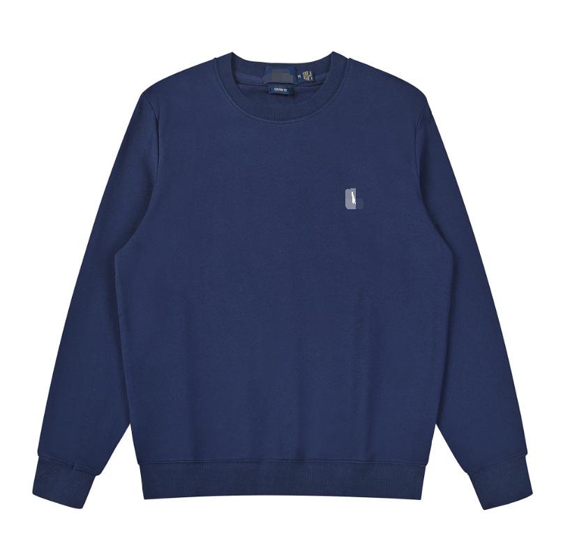Men's Slim Fit Pure Cotton Long Sleeve Polo with Horse Embroidery