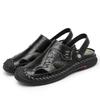 Fashion Brand Mens Sandals Summer Breathable Mesh Sandals Men Outdoor Casual Lightweight Beach Sandals Fashion Men Shoes Big Size 38-46