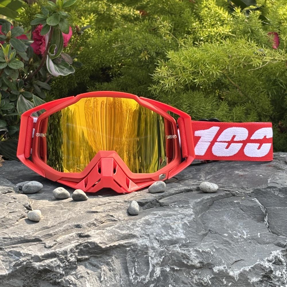 100 Motorcycle Goggles Cycling Glasses Outdoor Off-Road Ski Sport MX ATV Dirt Bike Racing Glasses Motocross Goggles