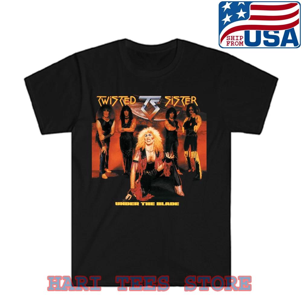 Twisted Sister Under The Blade Men s Black Size S to 5XL 4XL