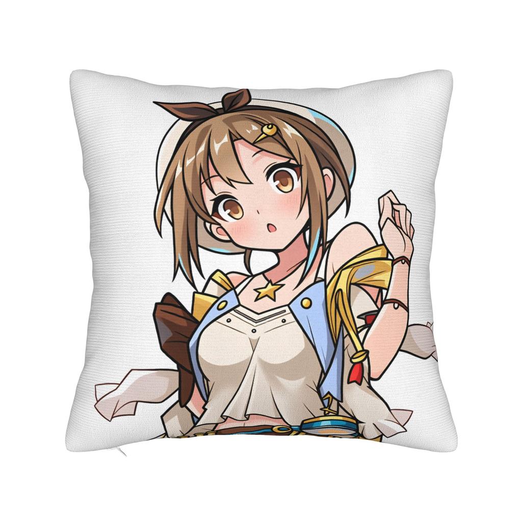 Game Atelier Ryza Pillow Cover  Cute Funny Pillow Case For Sofa Home Decor Print Cushion Cover Gift