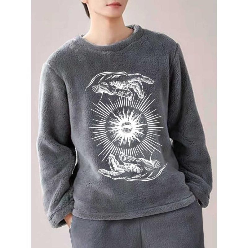 

Cold Nights & Sleep, Comfortable & Elastic Cuffs Warm, Men s Flannel Shirt XXL сірий