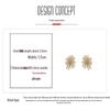 Exquisite 14K vergoldete Zirkonia Feuerwerk Ohrstecker mit 925 Silbernadeln - 2020 Trenddesign