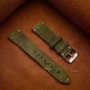 Wildleder Echts Leder Uhrenarmband 16mm 18mm 20mm 22mm für Seiko Schnellwechsel Vintage Handgemachtes Band Hohe Qualität Uhrenarmband