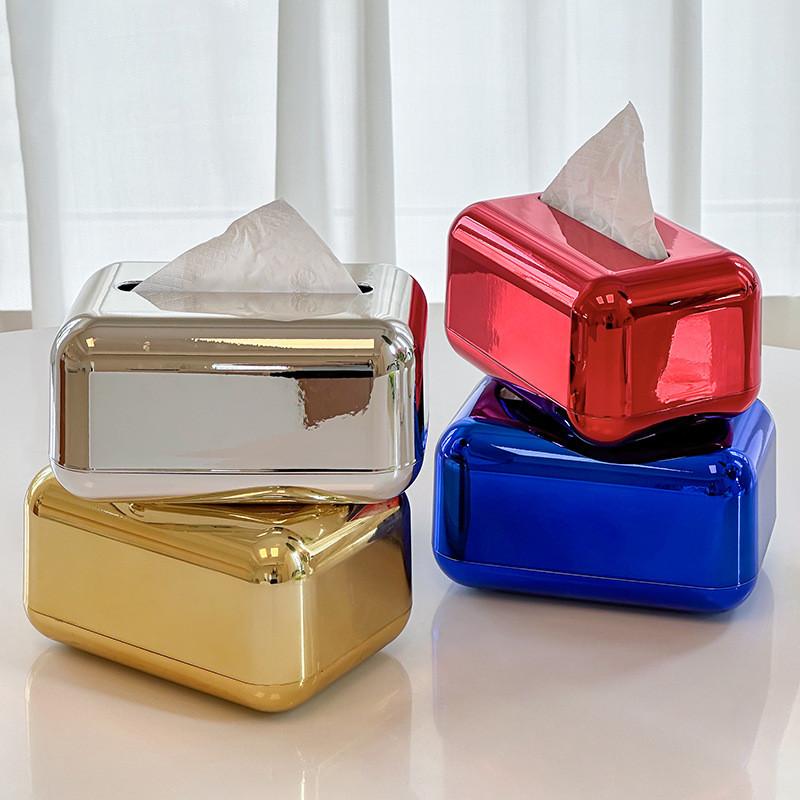 Light Luxury Plastic Tissue Box For Living Room Decor Fashion Gift