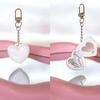 Lip Balm Case, Heart-shaped Cosmetic Container, Key Ring, Charm