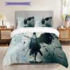 Japanese Anime Cartoon NARUTO Famous Uzumaki Naruto Comfortable Duvet Cover and Pillowcase(1 * Duvet Cover + 2 * Pillowcase, Without core)G7